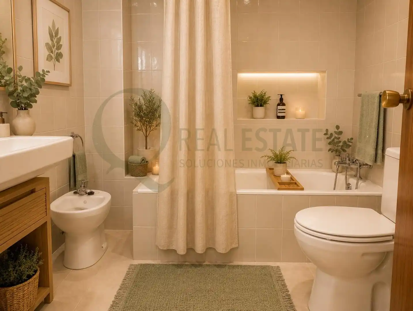 Baño de Piso en venta en Alicante / Alacant con Aire acondicionado y Balcón