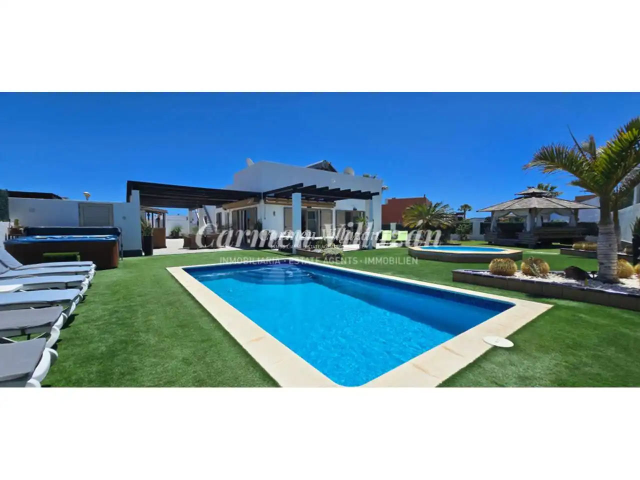 Piscina de Casa o xalet en venda en Antigua amb Aire condicionat, Jardí privat i Terrassa