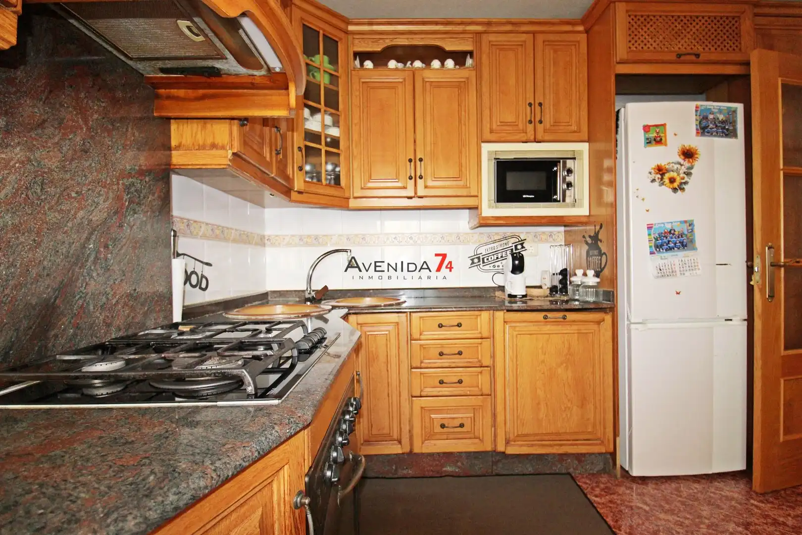 Kitchen of Flat for sale in Lorca  with Air Conditioner, Storage room and Furnished