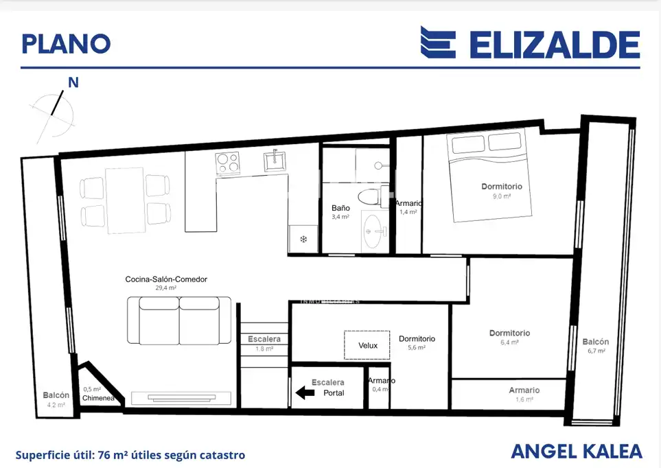 Penthouse with terrace for sale in Angel Kalea, imagen 29