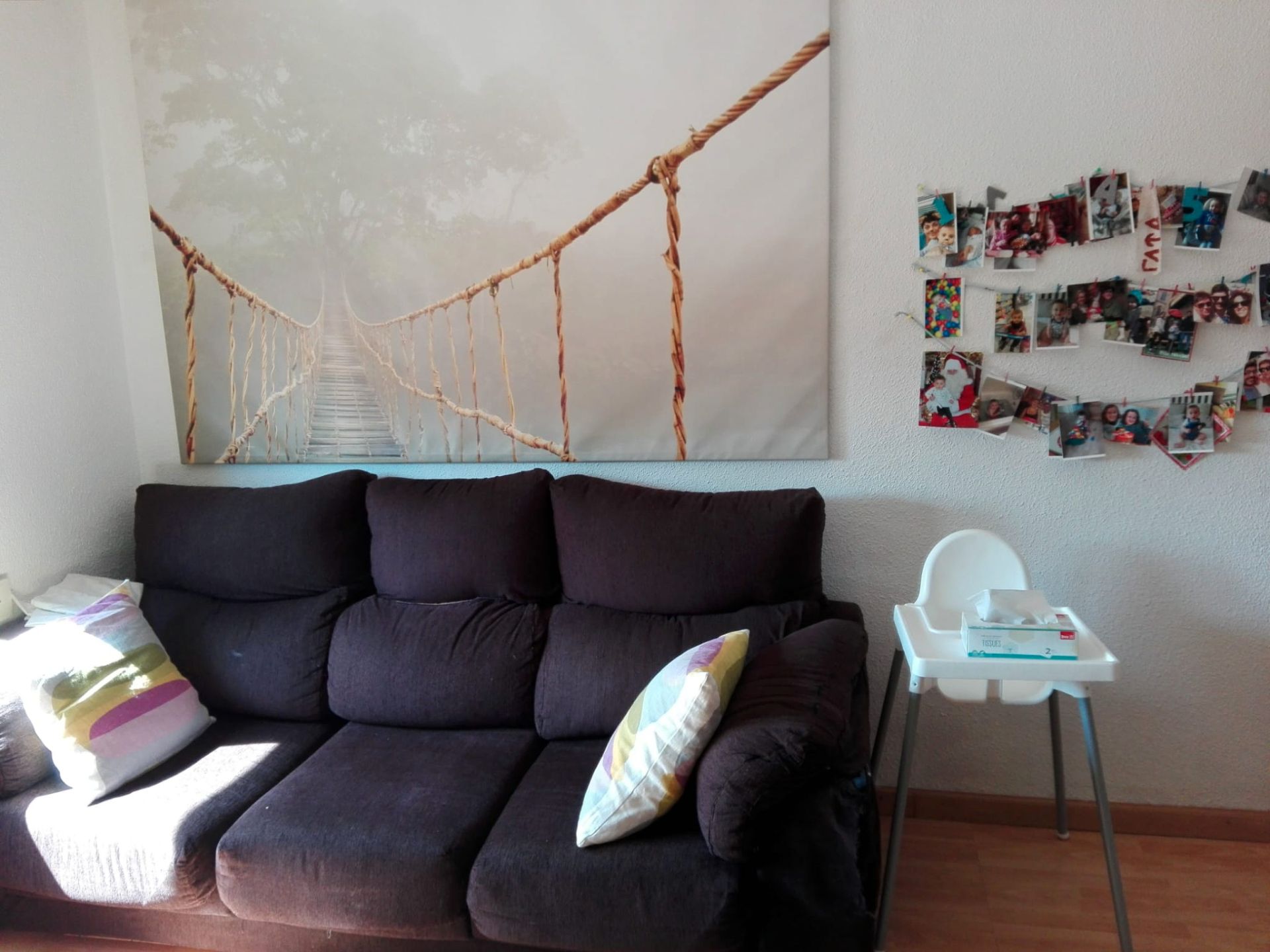 Sala de estar de Piso en venta en Santa Coloma de Queralt con Aire acondicionado, Calefacción y Horno