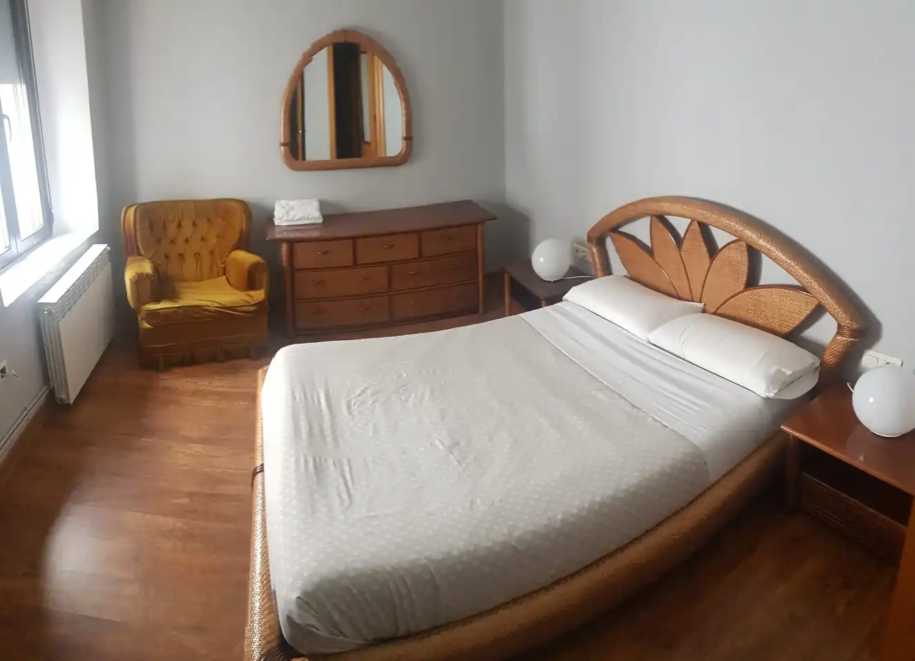 Bedroom of Apartments for rent in Cáceres  with Air Conditioner, Heating and Furnished