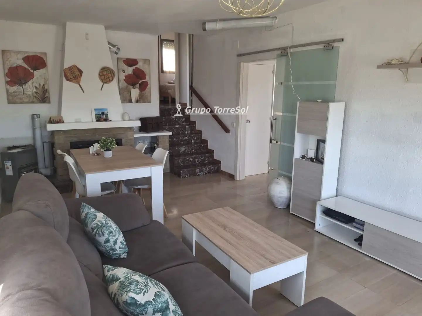 Sala d'estar de Casa o xalet en venda en Masllorenç amb Aire condicionat, Calefacció i Jardí privat
