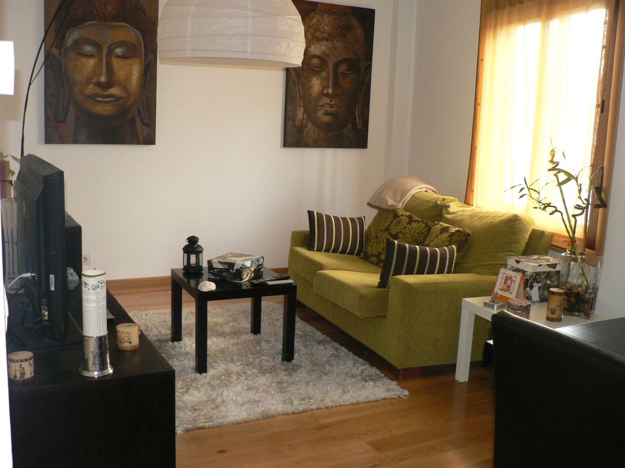 Sala de estar de Apartamento en venta en Narón con Calefacción, Parquet y Trastero