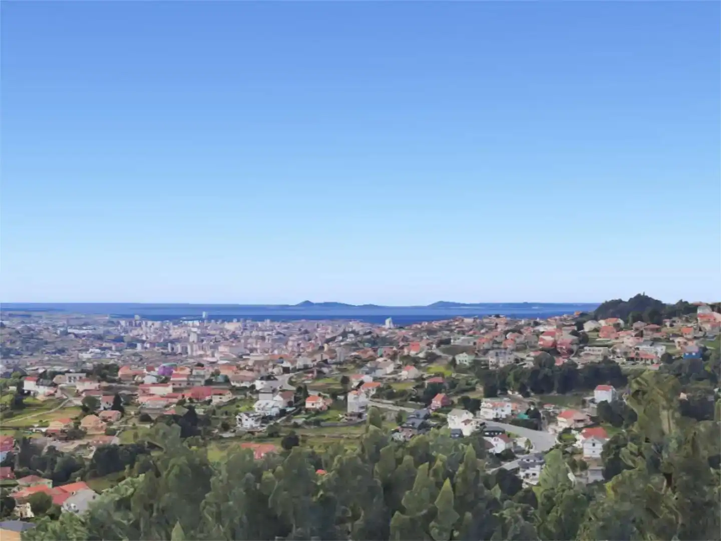 Vista exterior de Casa o xalet en venda en Vigo 
