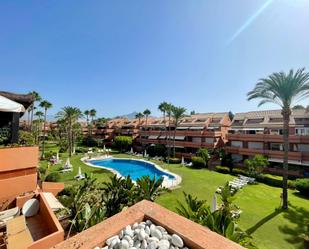 Garden of Attic for sale in Marbella  with Air Conditioner, Terrace and Swimming Pool