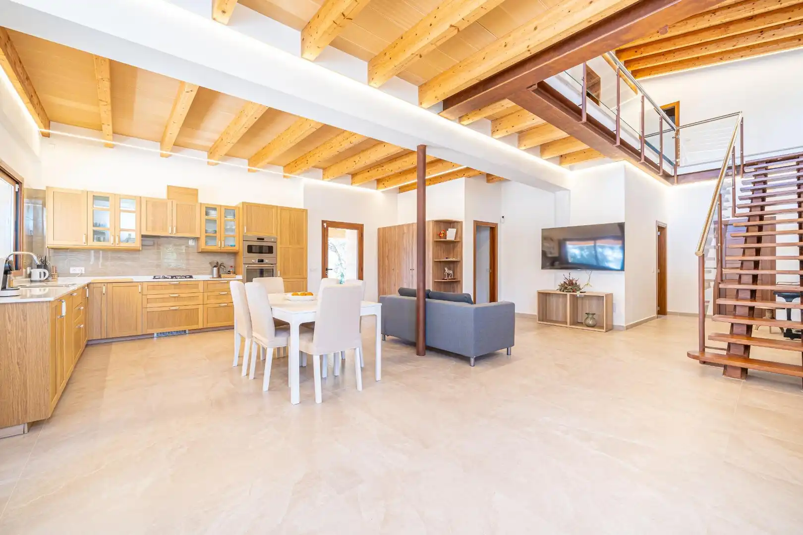 Sala de estar de Finca rústica de alquiler en Llucmajor