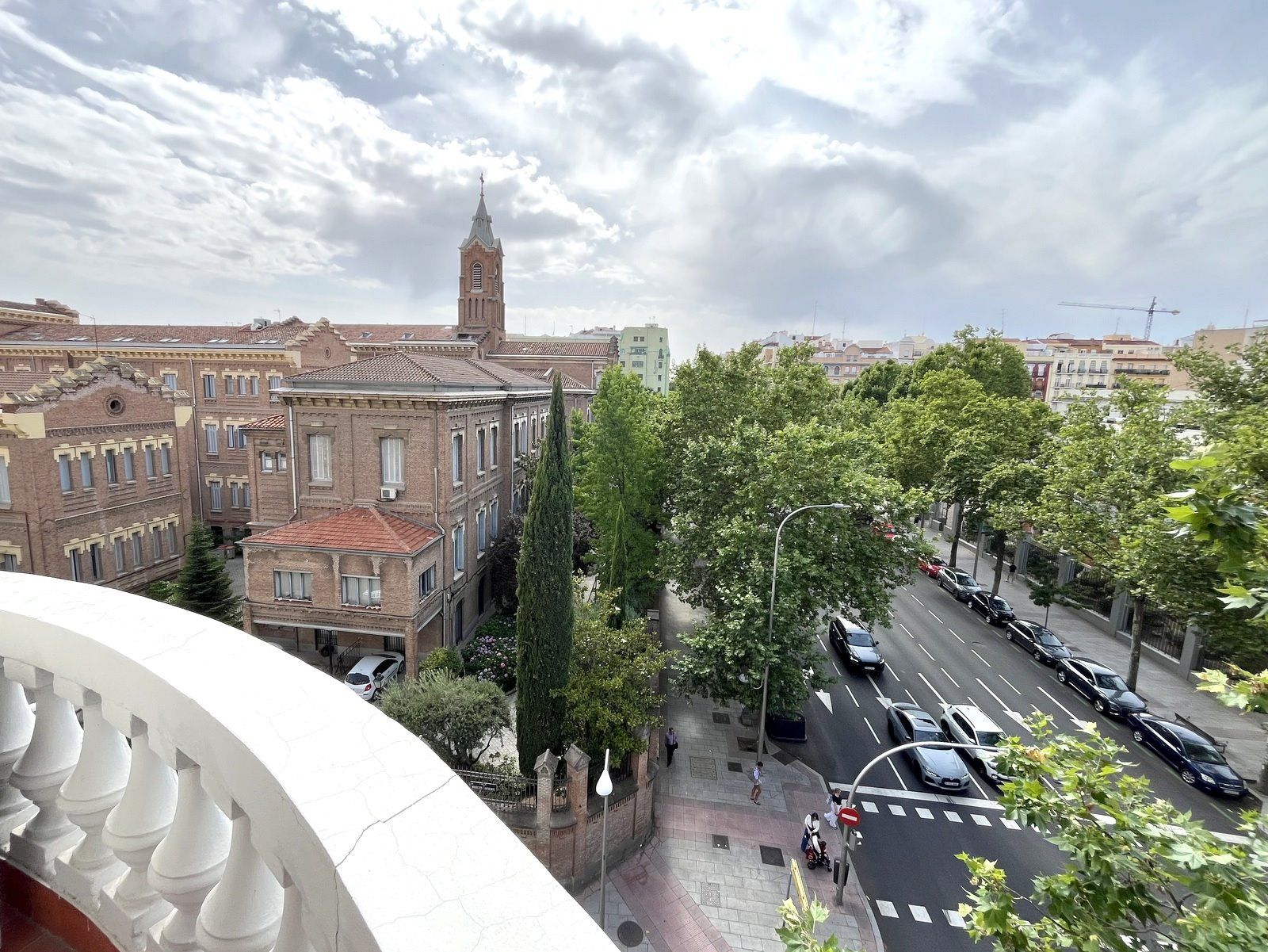 Vista exterior de Piso en venta en  Madrid Capital con Aire acondicionado, Calefacción y Parquet