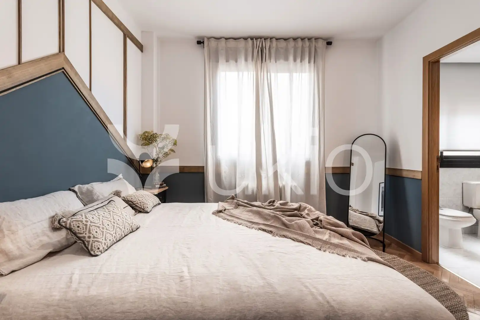Schlafzimmer von Maisonette zur Miete in Madrid mit Klimaanlage, Heizung und Terrasse