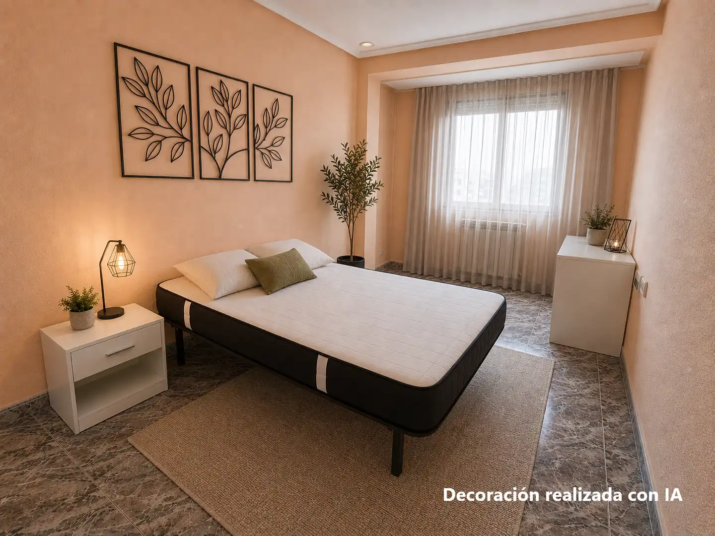 Schlafzimmer von Wohnung zur Miete in  Logroño mit Heizung, Terrasse und Möbliert