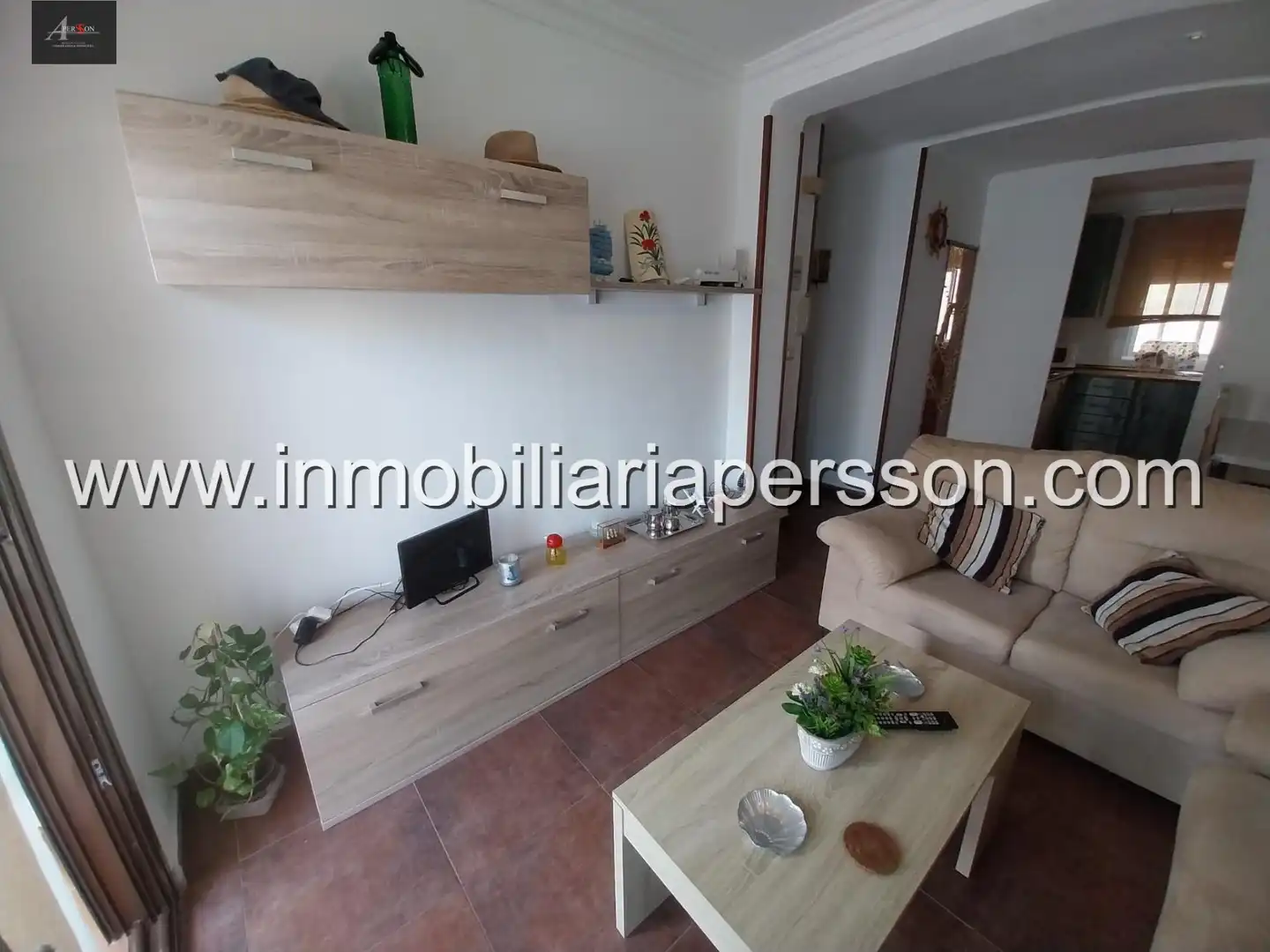 Wohnzimmer von Wohnung zum Verkauf in Manilva mit Klimaanlage, Möbliert und Balkon