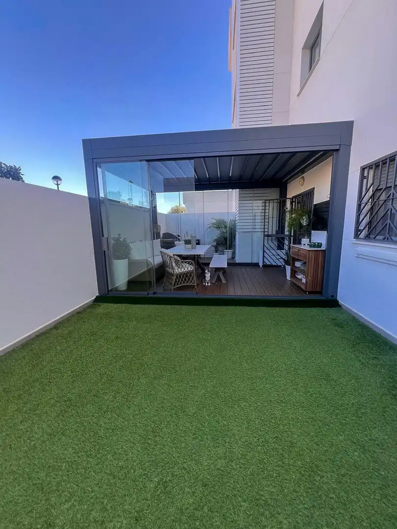 Terrace of Flat for sale in Torremolinos  with Air Conditioner, Private garden and Terrace