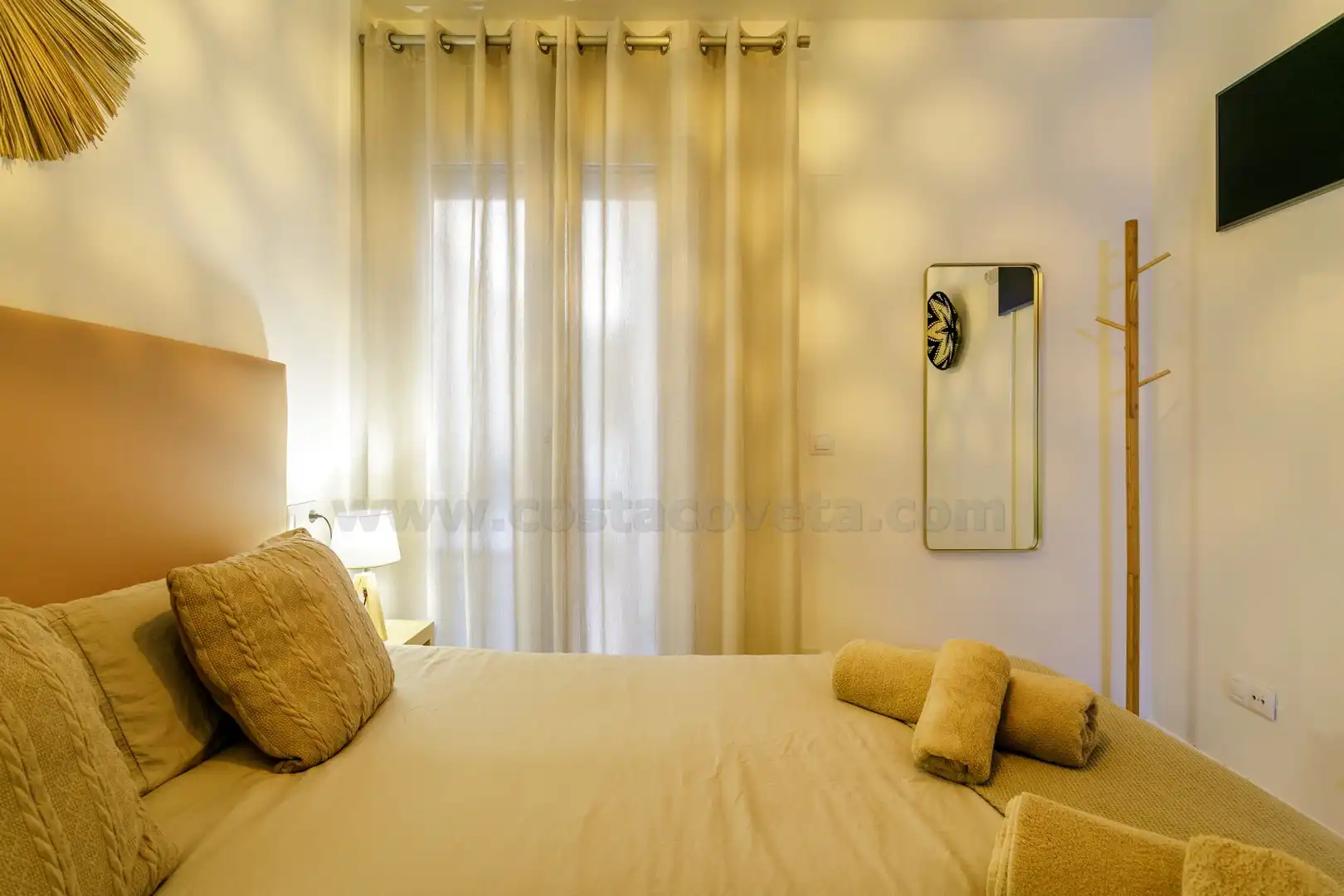 Bedroom of Apartments for sale in El Campello  with Air Conditioner, Terrace and Furnished
