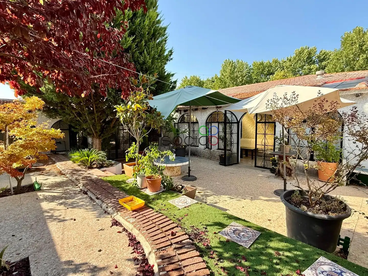 Terrassa de Casa o xalet en venda en Alovera amb Calefacció, Jardí privat i Terrassa