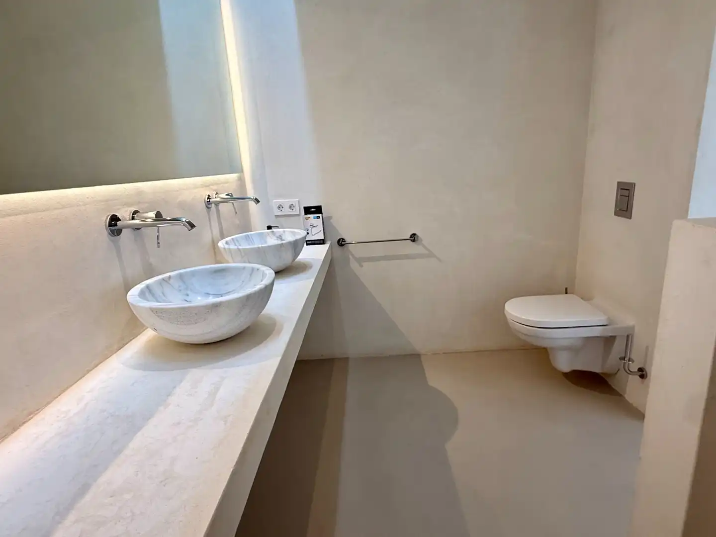 Badezimmer von Einfamilien-Reihenhaus zum Verkauf in Palafrugell mit Klimaanlage, Möbliert und Balkon