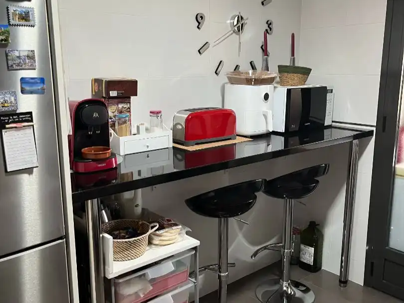Kitchen of Flat for sale in  Albacete Capital  with Air Conditioner, Terrace and Balcony