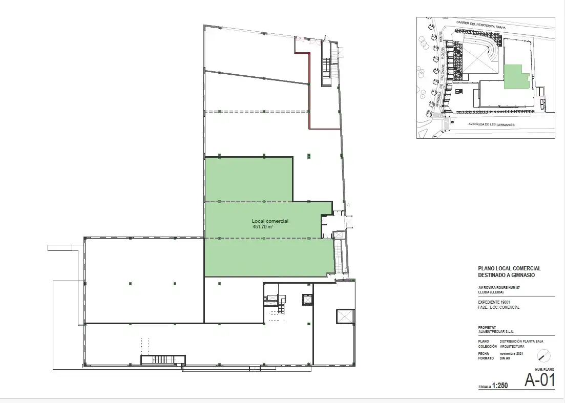 Commercial properties for rent in Lleida
