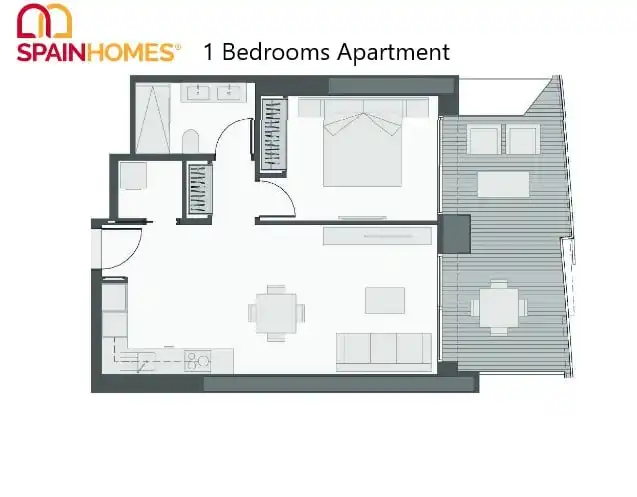 Appartement compact avec terrasse à vendre à Playa de Poniente, imagen 16