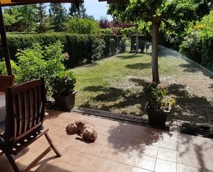 Jardí de Casa adosada de lloguer en Villanueva de Gállego amb Aire condicionat, Calefacció i Jardí privat