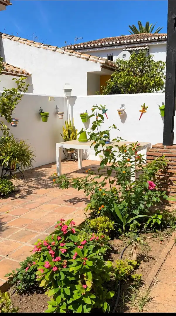 Terrace of Apartments for rent in Fuengirola  with Air Conditioner, Private garden and Furnished
