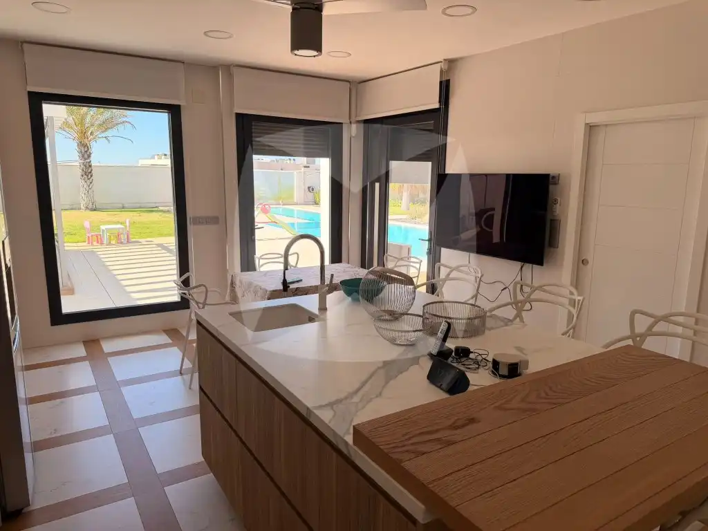Cocina de Casa o chalet en venta en Badajoz con Aire acondicionado, Terraza y Piscina