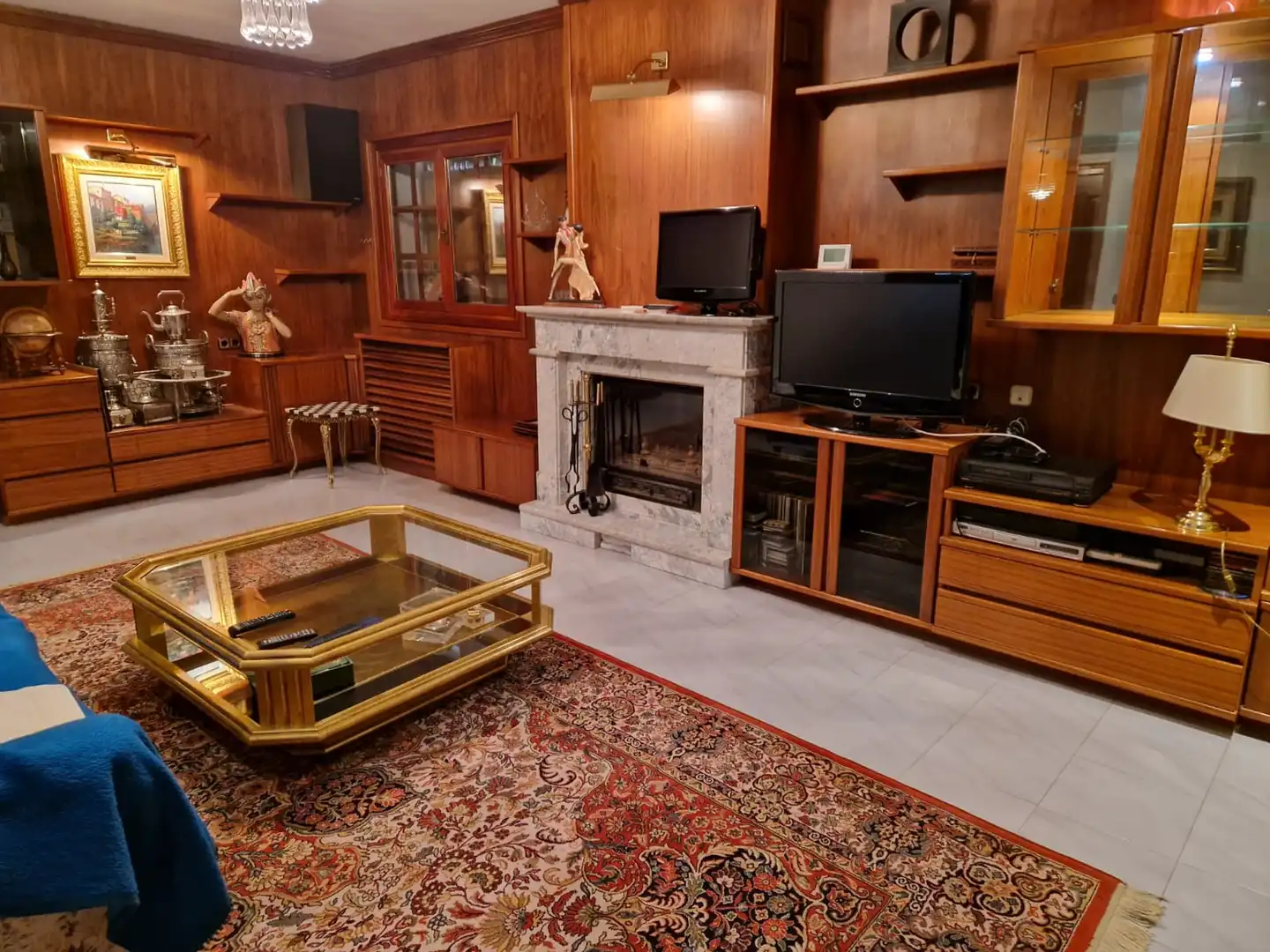 Sala d'estar de Casa o xalet en venda en Alpedrete amb Aire condicionat, Calefacció i Jardí privat