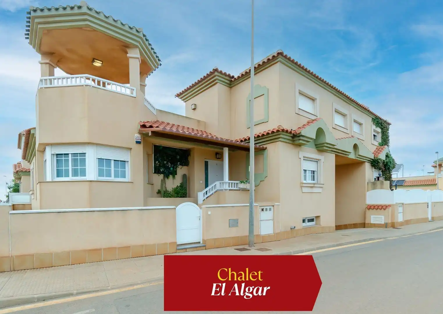 Exterior view of Houses for sale in Cartagena  with Private garden, Terrace and Furnished