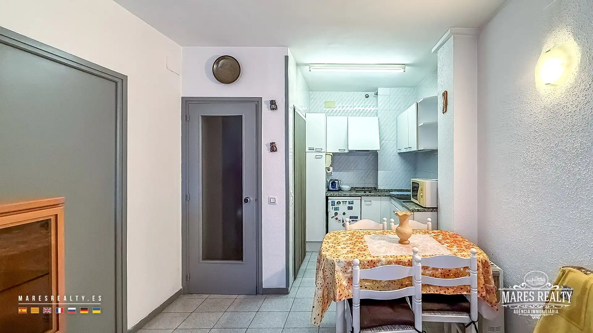 Kitchen of Flat for sale in Lloret de Mar  with Air Conditioner, Heating and Furnished