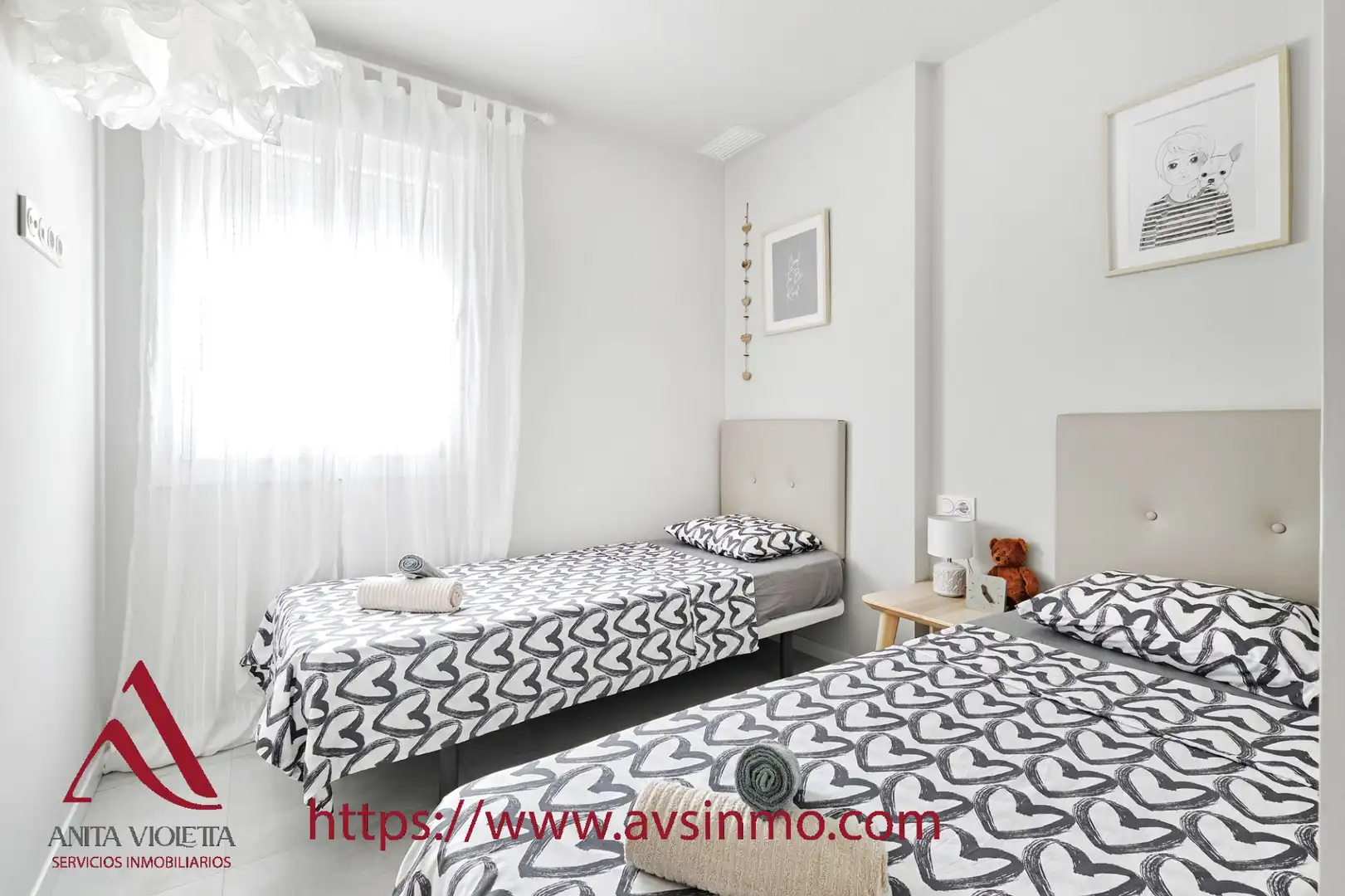 Bedroom of Houses for rent in San Pedro del Pinatar  with Air Conditioner, Private garden and Furnished