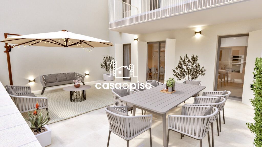 Terrace of Single-family semi-detached for sale in Terrassa  with Air Conditioner and Heating