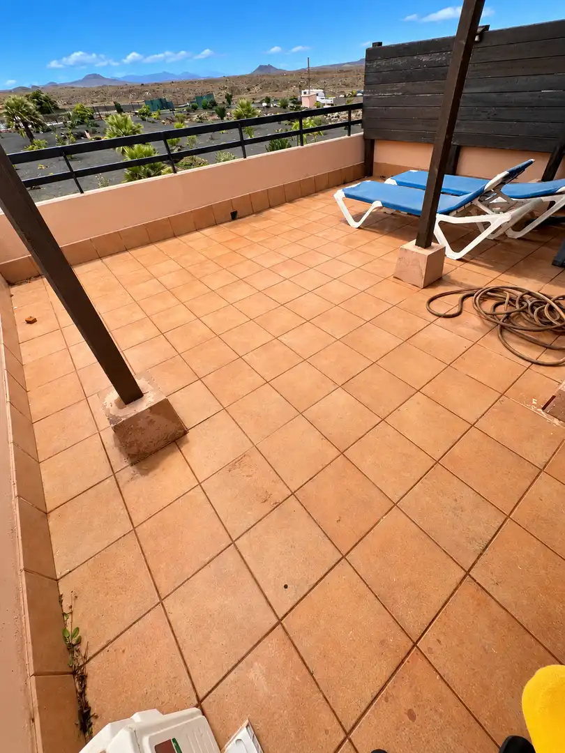 Terraza de Casa o chalet en venta en La Oliva con Terraza, Amueblado y Piscina comunitaria