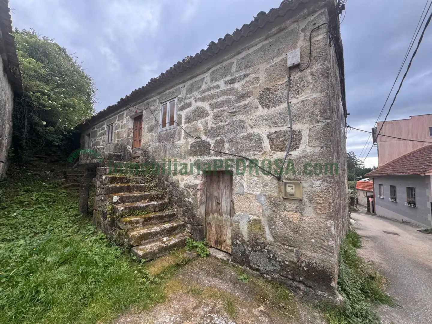 Vista exterior de Casa o xalet en venda en Poio