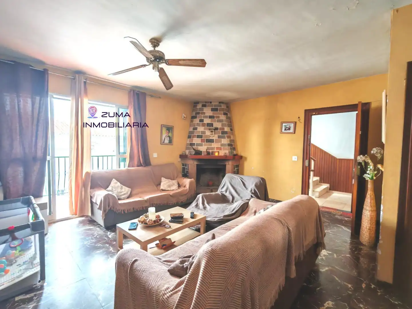 Sala de estar de Piso en venta en Málaga con Terraza