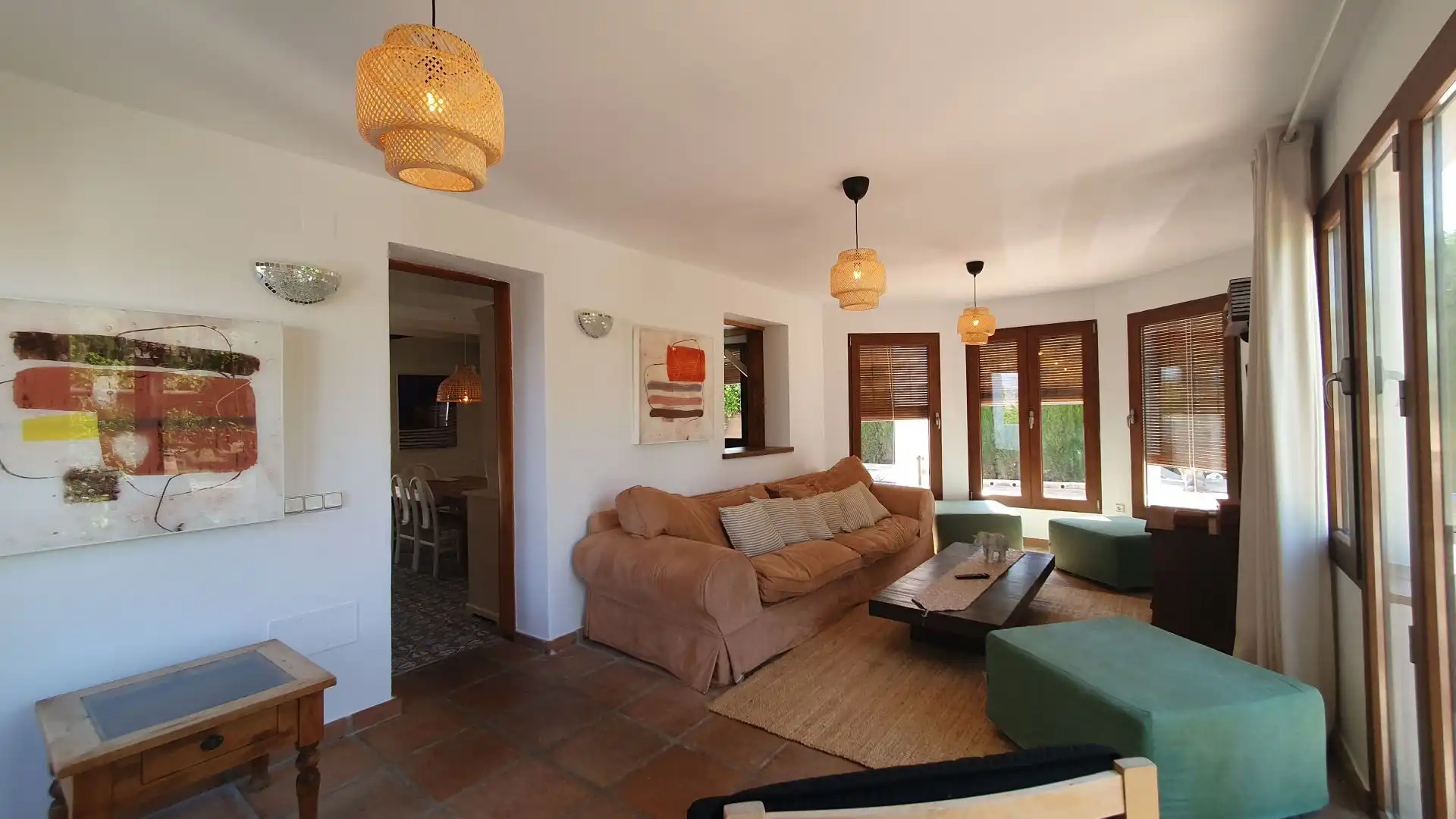 Sala de estar de Finca rústica en venta en Alhaurín El Grande con Piscina