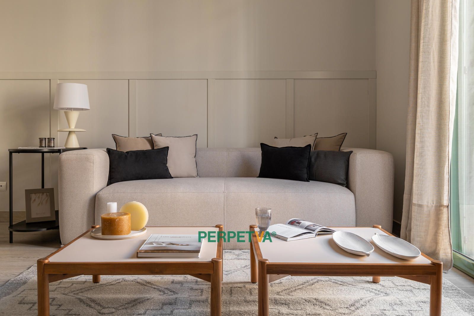 Living room of Flat to rent in  Barcelona Capital  with Air Conditioner, Swimming Pool and Furnished