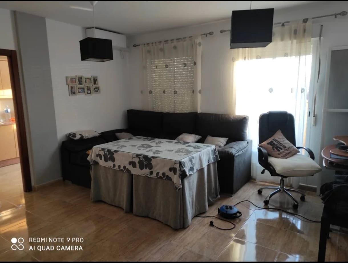 Sala d'estar de Àtic en venda en Don Benito amb Aire condicionat i Terrassa