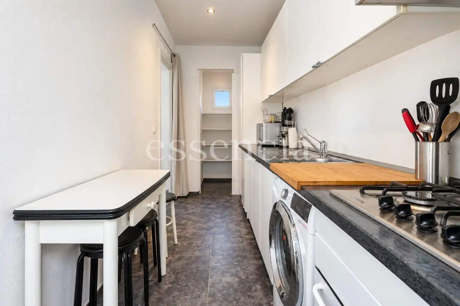 Kitchen of Flat for sale in Gandia  with Air Conditioner and Balcony