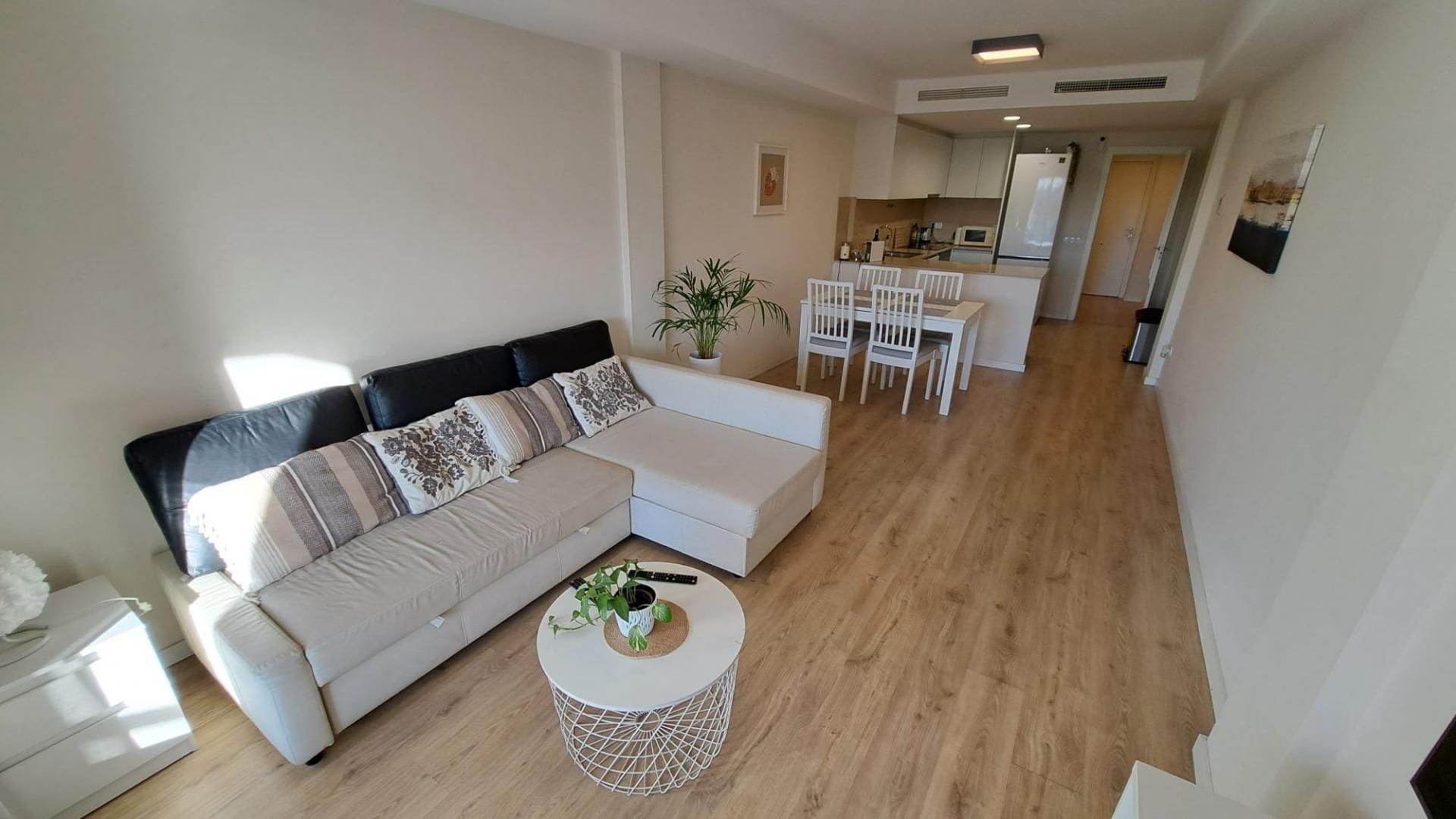 Living room of Flat for sale in  Valencia Capital  with Air Conditioner, Terrace and Storage room