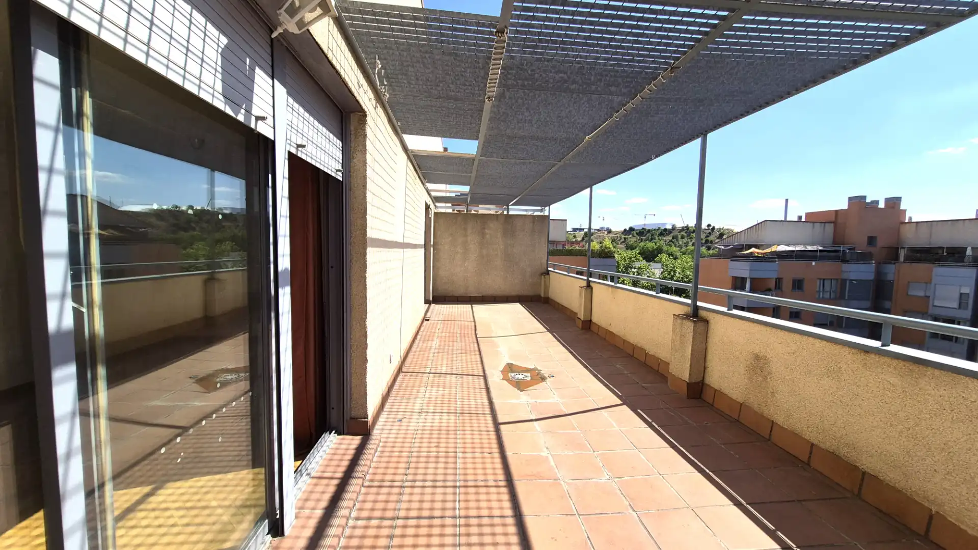 Terrace of Attic for rent in Madrid  with Terrace and Community pool