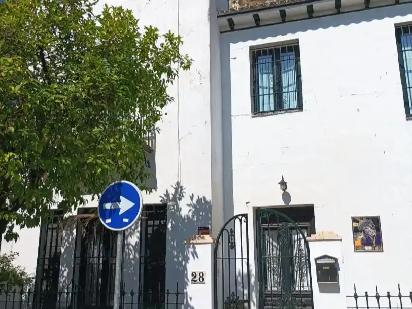 Exterior view of Flat for sale in Sevilla  with Private garden