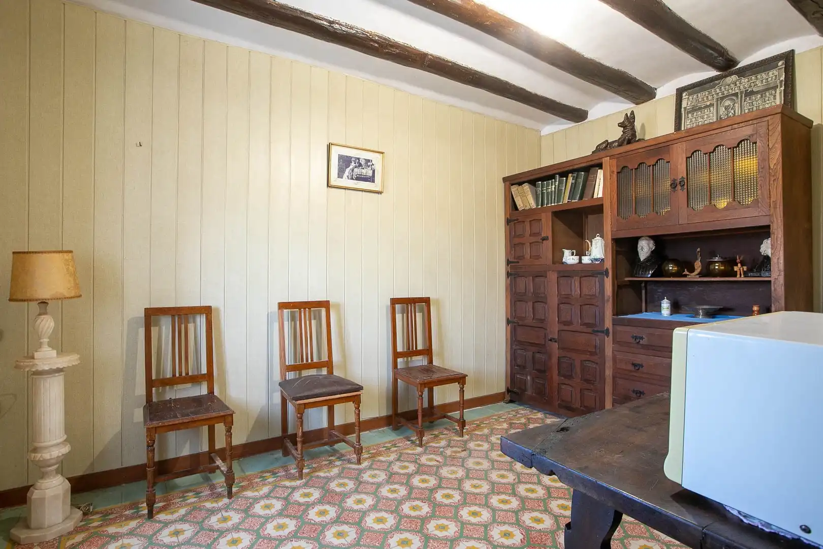 Dining room of Country homes for sale in Ujué / Uxue  with Heating, Storage room and Furnished