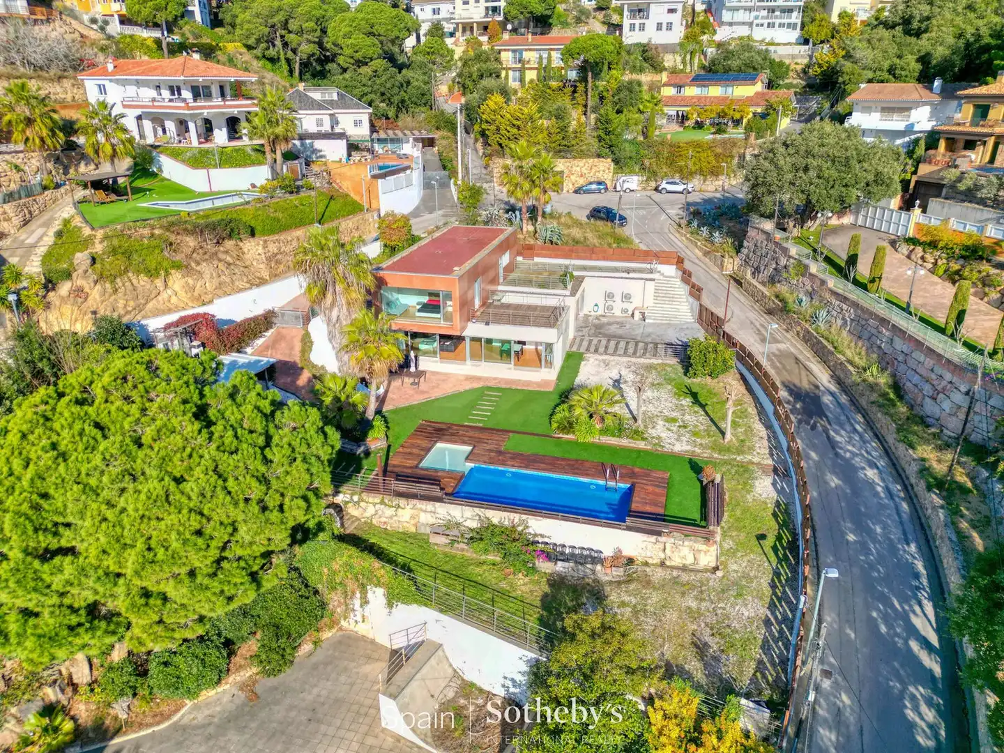 Vista exterior de Casa o xalet en venda en Lloret de Mar amb Aire condicionat, Calefacció i Jardí privat