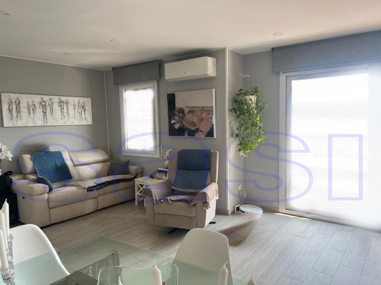 Sala d'estar de Pis en venda en Mollet del Vallès amb Aire condicionat, Calefacció i Parquet