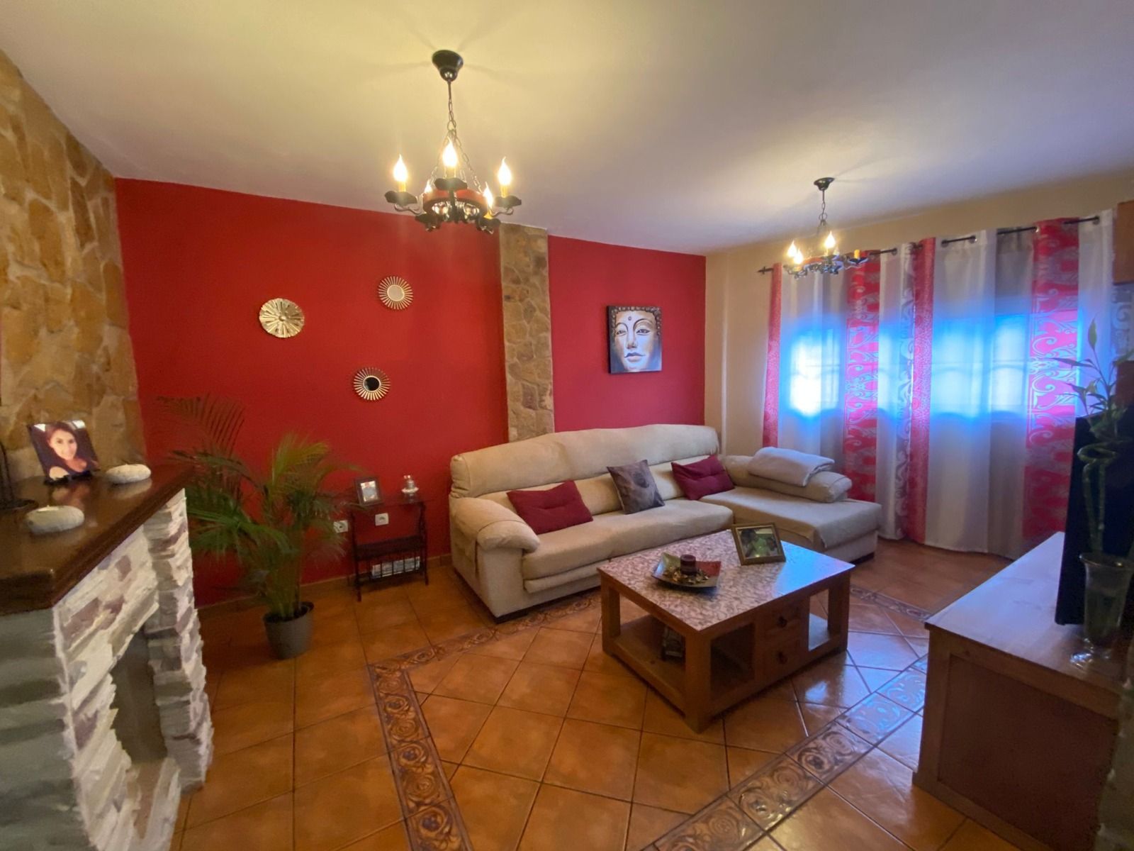 Living room of Single-family semi-detached for sale in La Aldea de San Nicolás   with Terrace, Furnished and Oven