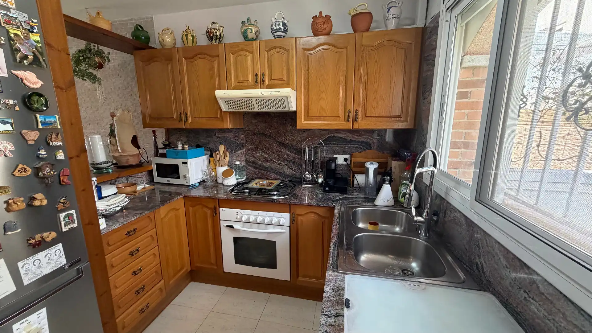 Cocina de Casa adosada en venta en El Vendrell con Calefacción, Jardín privado y Terraza
