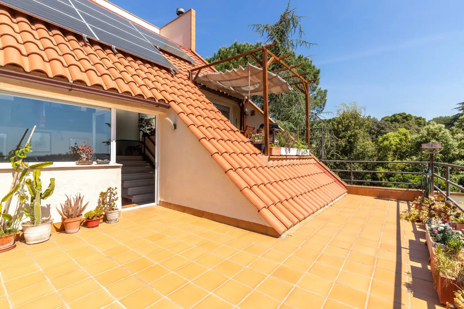 Terrassa de Casa o xalet en venda en Castellar del Vallès amb Aire condicionat, Calefacció i Jardí privat