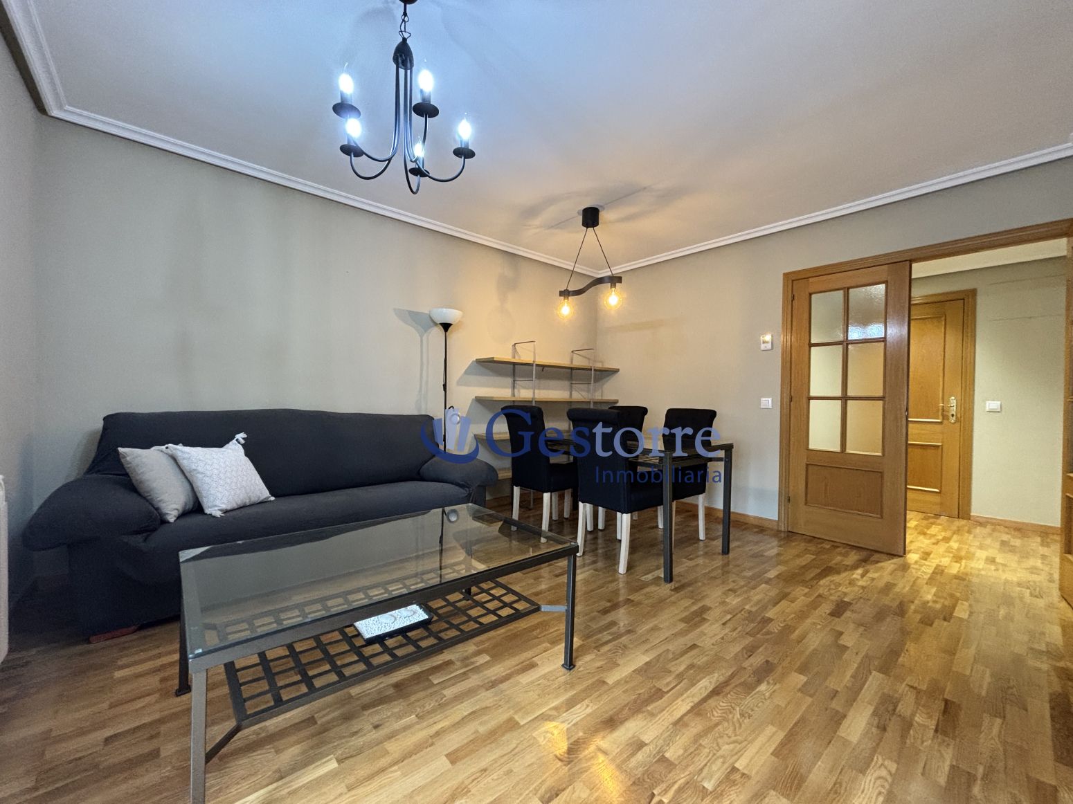 Exterior view of Flat to rent in Oviedo   with Heating, Parquet flooring and Furnished