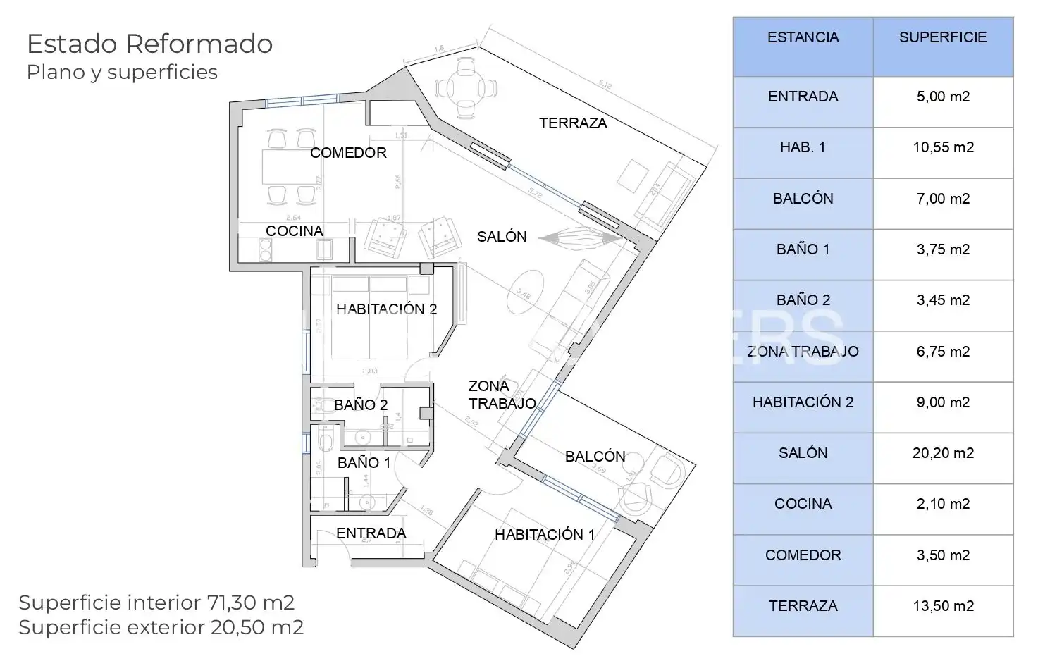 Flat for sale in Jávea / Xàbia  with Air Conditioner, Heating and Terrace