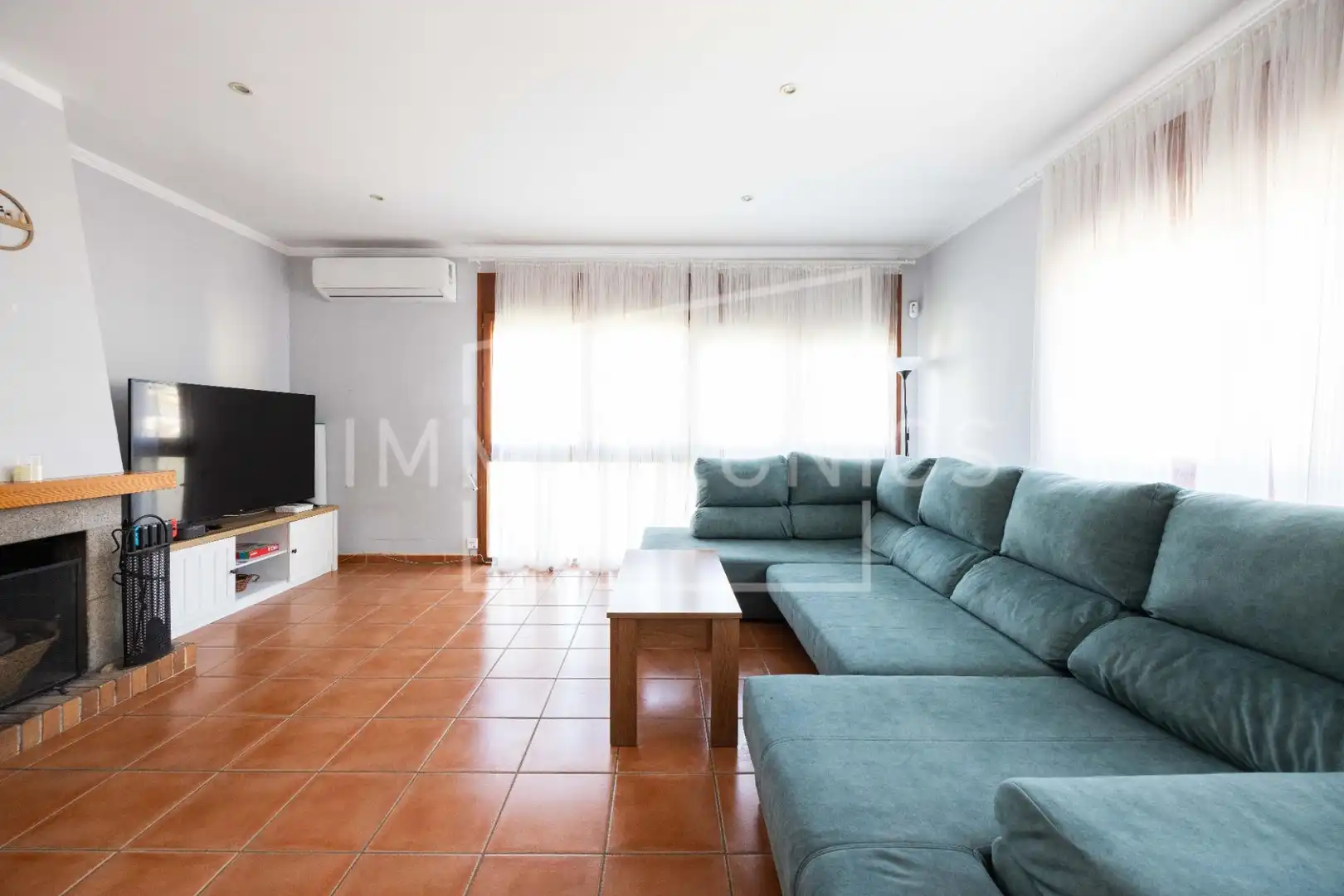 Sala de estar de Casa o chalet en venta en Dosrius con Aire acondicionado, Calefacción y Jardín privado
