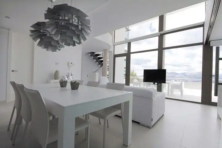 Sala de estar de Casa o chalet de alquiler en Altea con Aire acondicionado, Jardín privado y Terraza